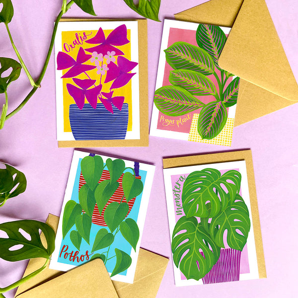Botanical card - Monstera