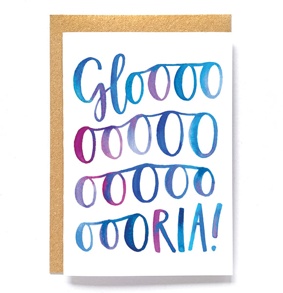 Pack of 3 'Festive words' Christmas cards