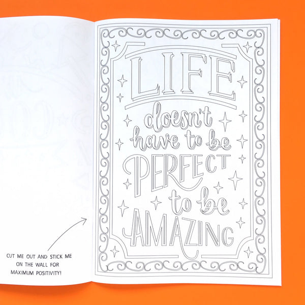 Colour Me Happy: a colouring book of positive phrases