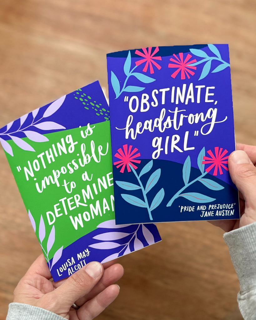 Women In Print - a collection of cards, prints and tea towels that celebrate female authors