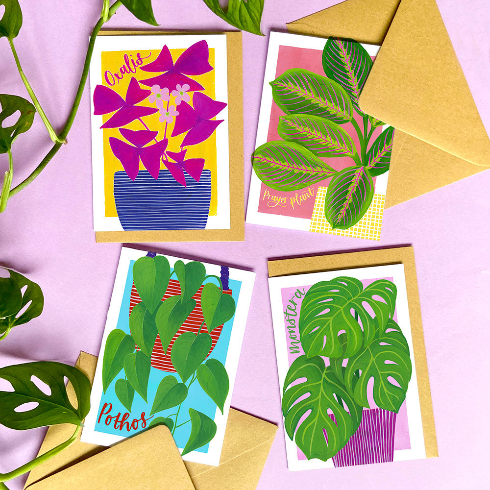 For the Love of Plants - A6 Botanical Cards – Now Then, Sunshine
