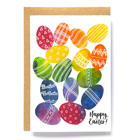 Fun Easter card - Easter eggs