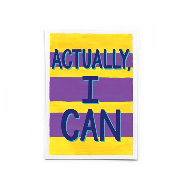 A6 postcard pack of six colourful feminist postcards from the Rise Up collection - recycled card
