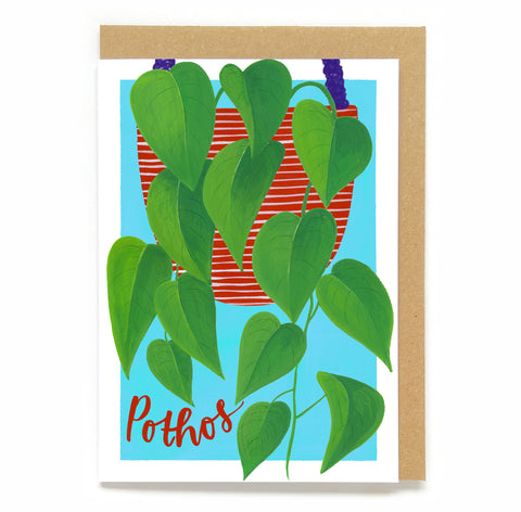 Botanical card - Pothos