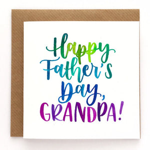 Father's Day card for Grandpa