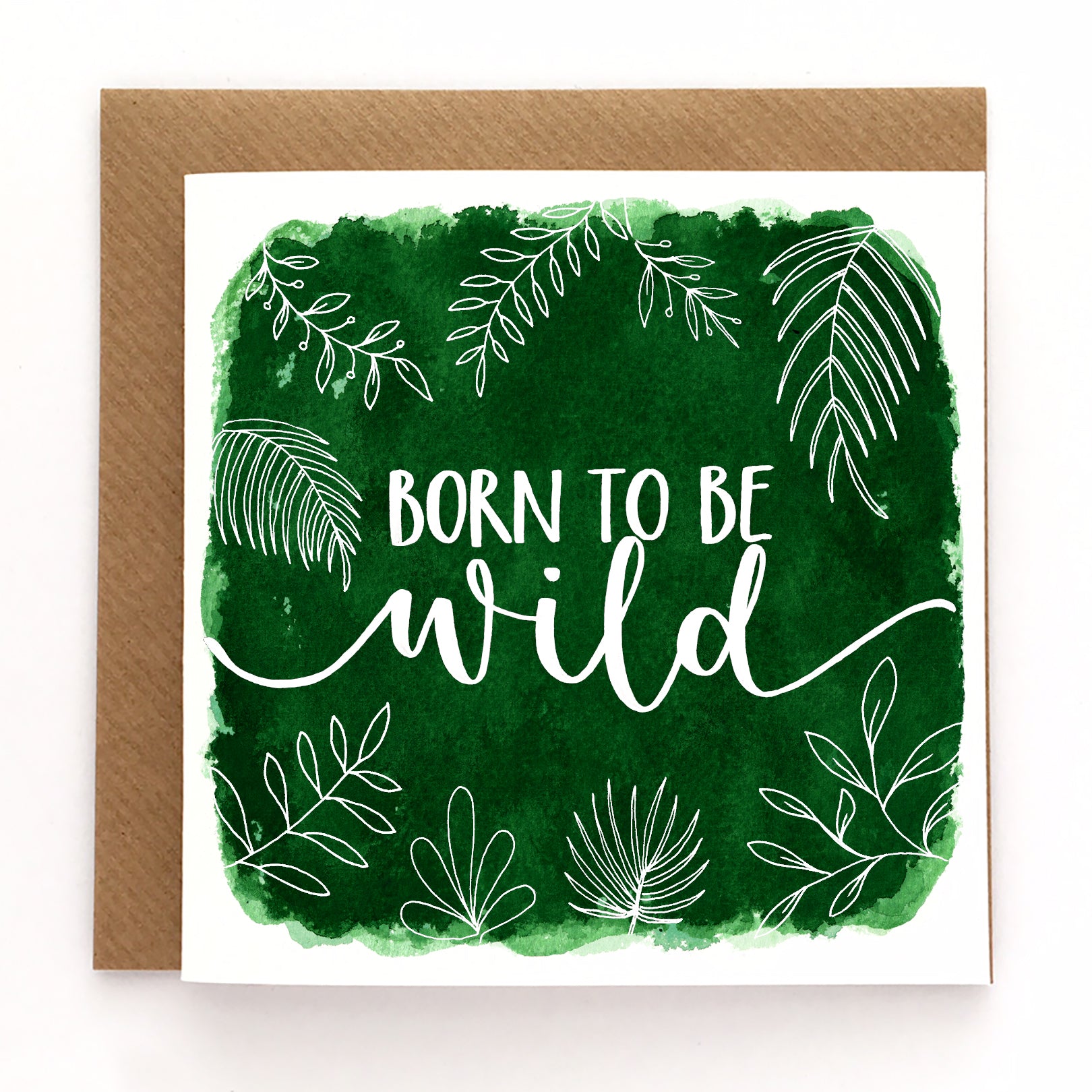 'Born to be wild' greetings card