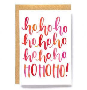 Fun Christmas card - Ho ho ho!