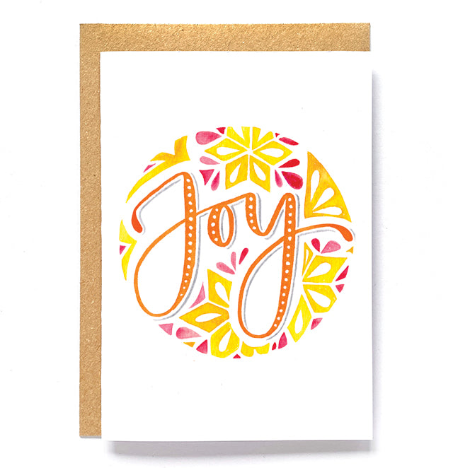 Christmas card - Joy