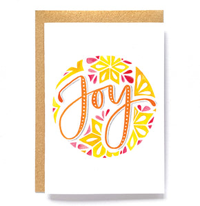 Christmas card - Joy